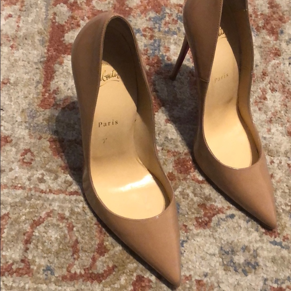 Christian Louboutin So Kate Nude- Worn twice